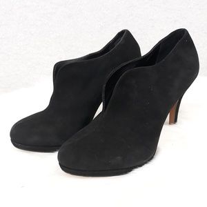 Aldo Black Suede Leather High Heel Shooties